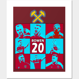 East End Heroes - JARROD BOWEN #20 Posters and Art